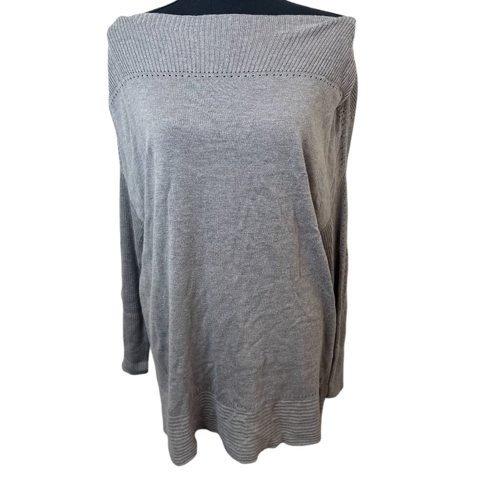 Michael Stars NWOT Gray Sweater Large and Small Off Shoulder